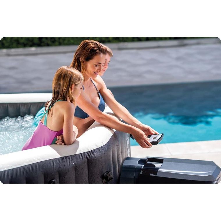 Intex, dmuchane SPA jacuzzi z hydromasażem, 6 os., 218-71 cm