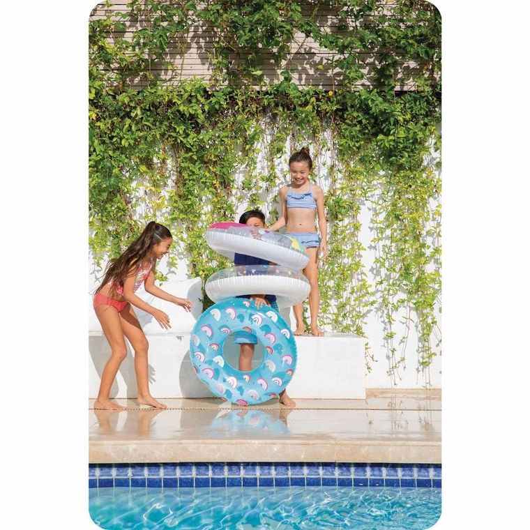 Intex, koło do pływania, tęcze, 81 cm