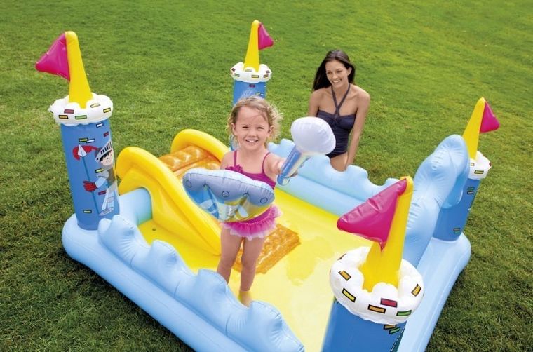 Intex, Zamek Fantasy, plac zabaw, 185-152-107 cm