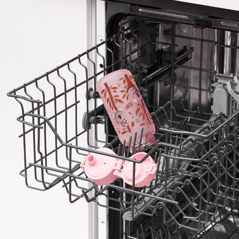 Ion8, Koala, bidon z ustnikiem, różowy, 350 ml