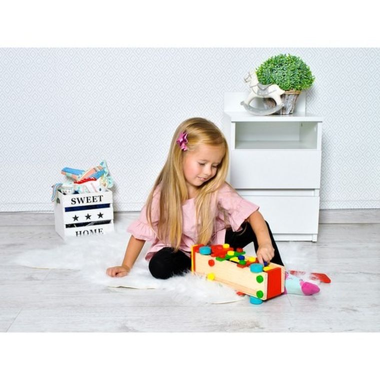 Iso Trade, ciężarówka edukacyjna, drewniana