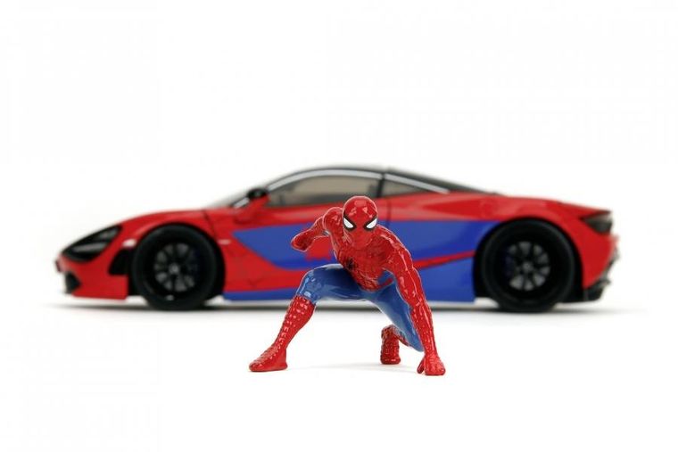Jada Toys, Spider-Man McLaren, model pojazdu z figurką, 1:24