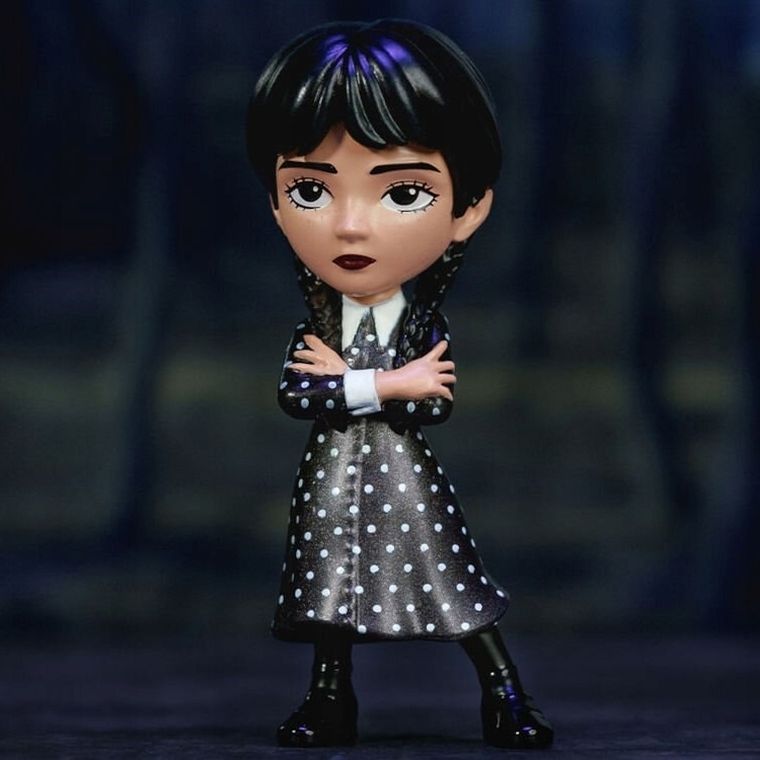 Jada Toys, Wednesday, figurka metalowa, 6,5 cm, 1 szt.