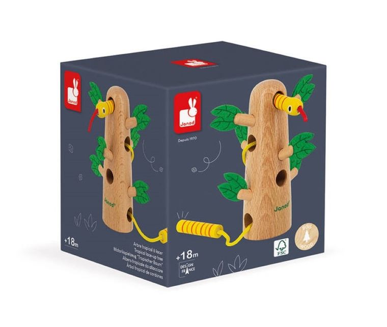 Janod, Drzewo Tropik, drewniana przeplatanka, 18m+
