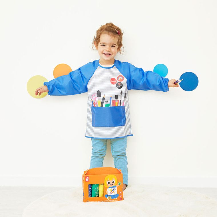 Janod, farbki do malowania rękami, 5 kolorów