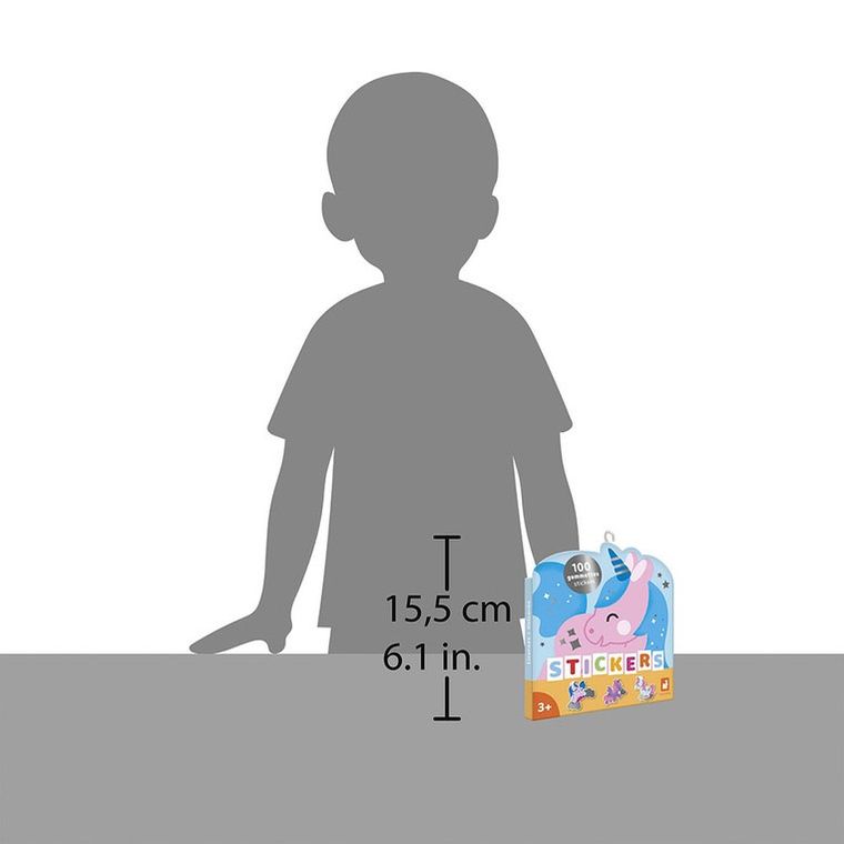 Janod, Jednorożce, naklejki, 100 szt.