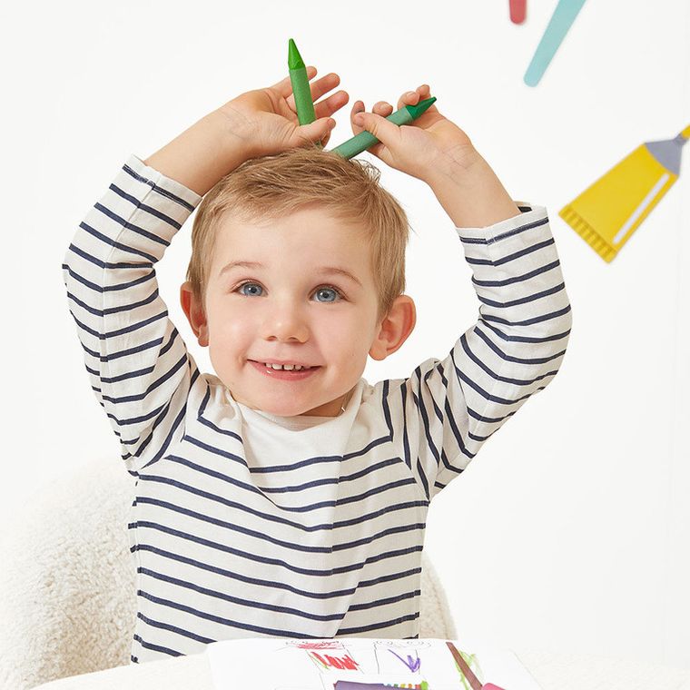 Janod, kredki woskowe, 12 kolorów