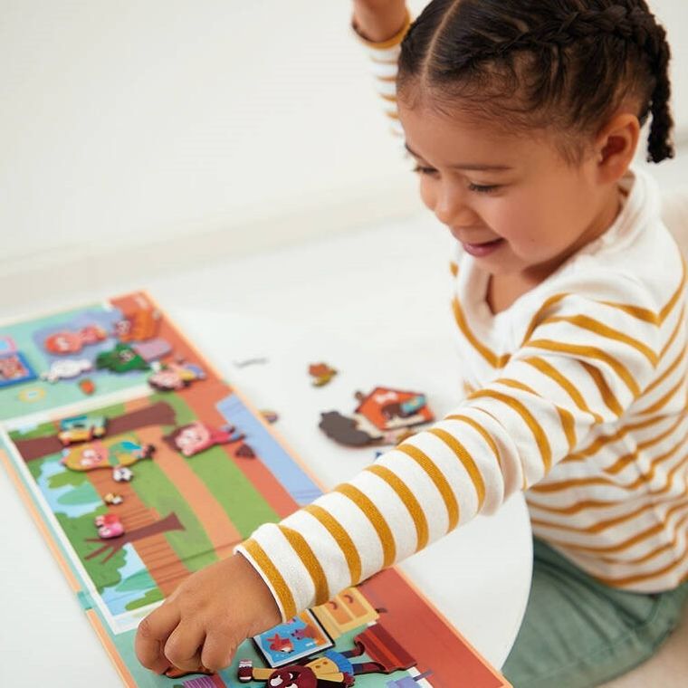 Janod, Magneti’stories, Zwierzęta domowe, magnetyczna układanka