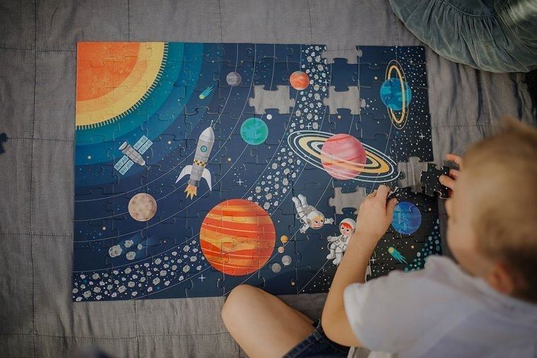 Janod, Układ słoneczny, puzzle edukacyjne, 100 elementów
