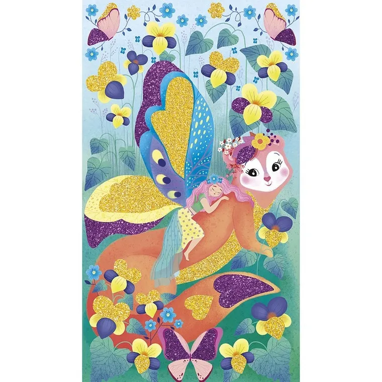 Janod, Wróżki Magic Fairies, magiczny brokat, zestaw kreatywny