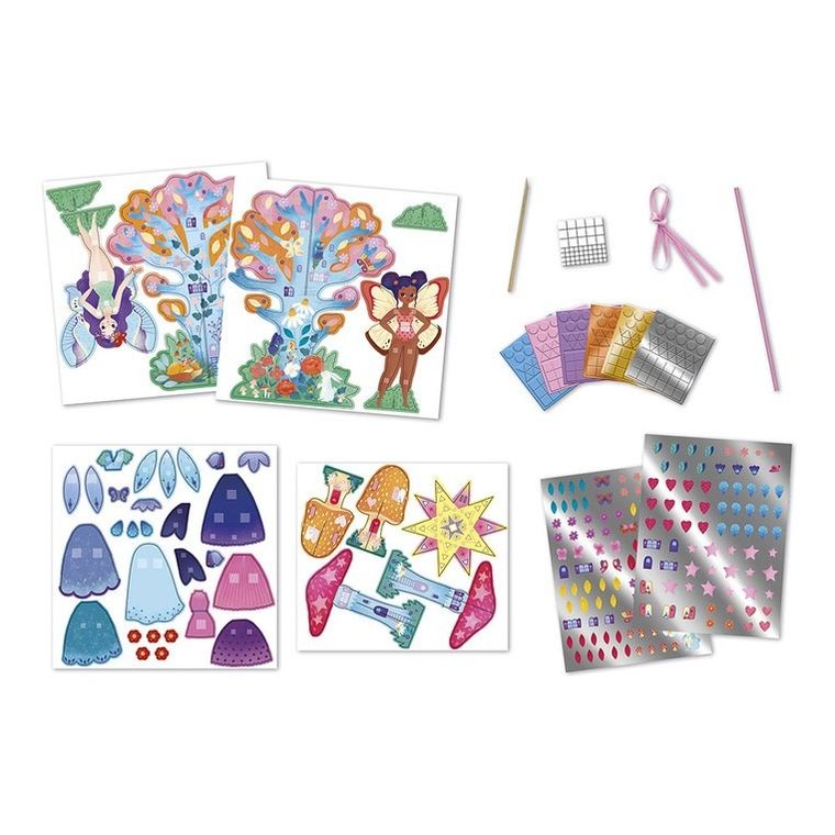Janod, Wróżki Magic Fairies, multizestaw kreatywny, 11 dekoracji