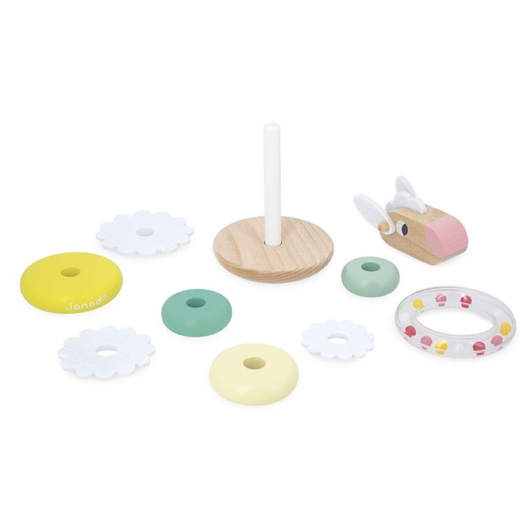 Janod, Zigolos, piramida, drewniana, wieża wańka-wstańka