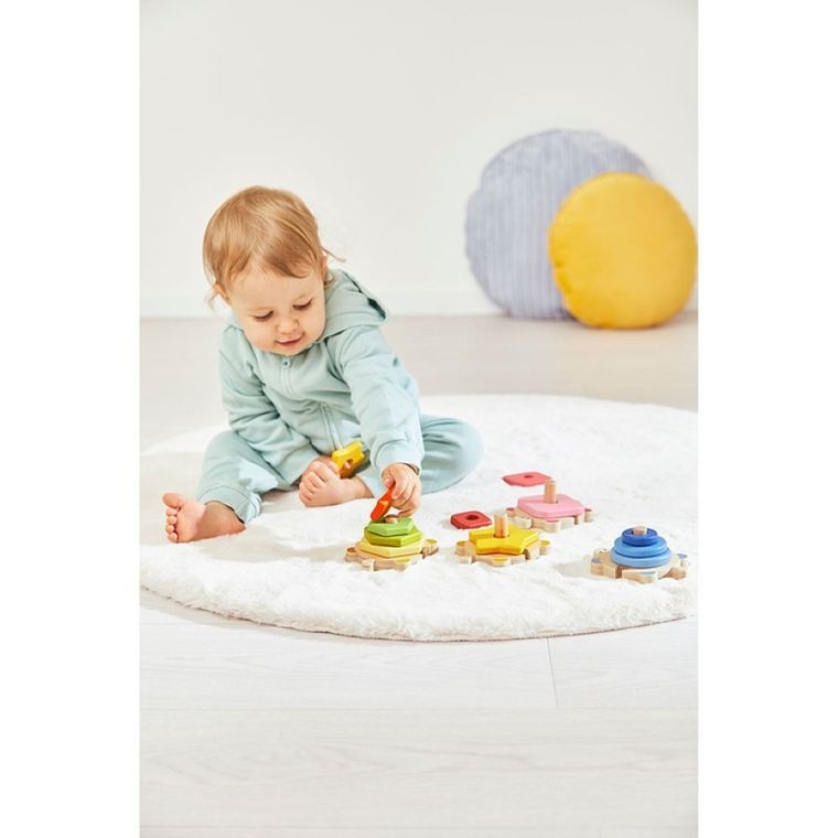 Janod, Żółwie, układanka drewniana, piramida