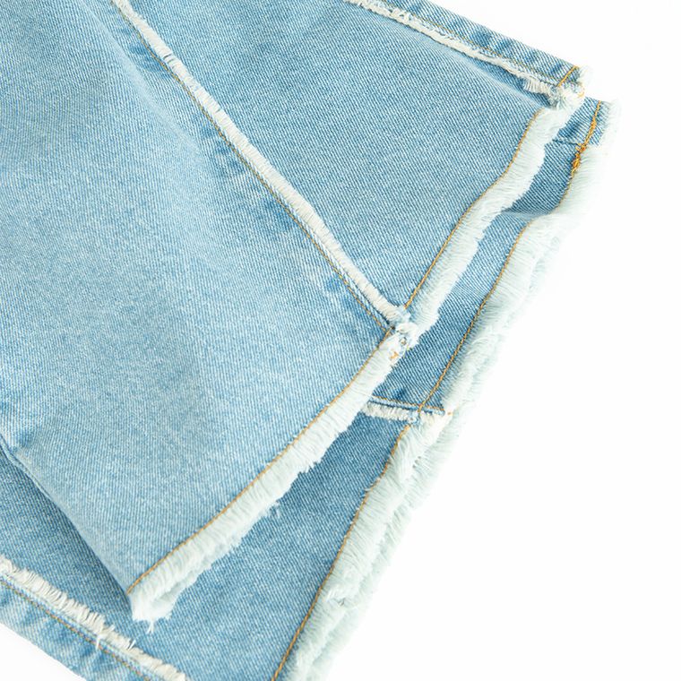 Jeansowe spodnie very wide z regulacją Cool Club