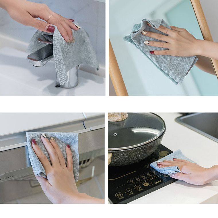 Jednorazowe ściereczki z mikrofibry do użytku domowego, 20 szt.