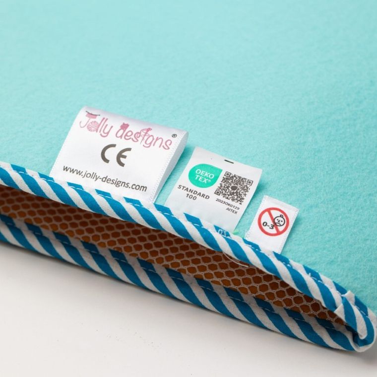 Jolly Designs. Magiczna Ryba. Tablica manipulacyjna. Książeczka sensoryczna