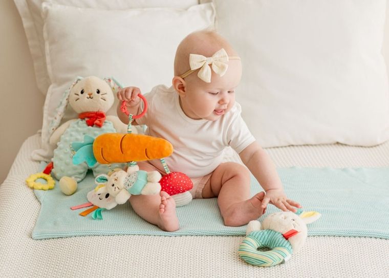 JollyBaby, Króliczki, zestaw prezentowy dla niemowlaka