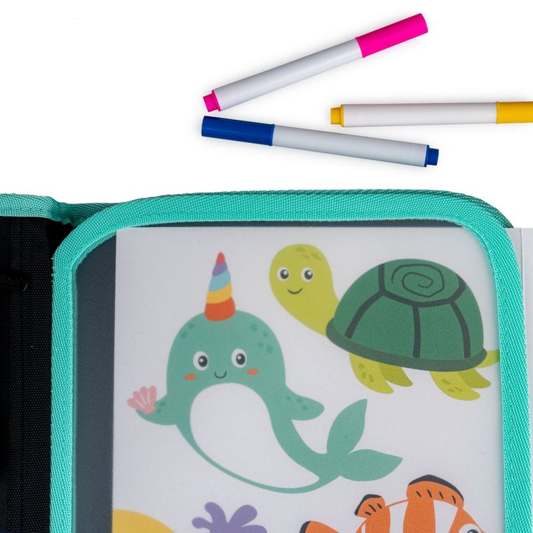 JollyBaby, książeczka do rysowania, Kolorowy Ocean