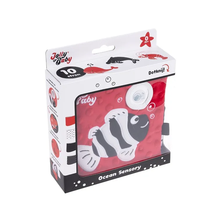 Jollybaby, książka sensoryczna, ocean