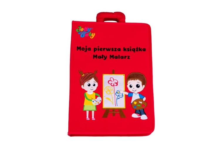 JollyBaby, Moja Pierwsza Książka, Mały Malarz, książeczka do kolorowania