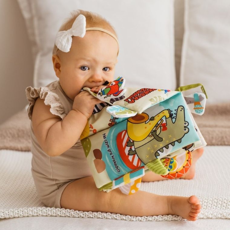 JollyBaby, Orkiestra z dżungli, miękka książeczka