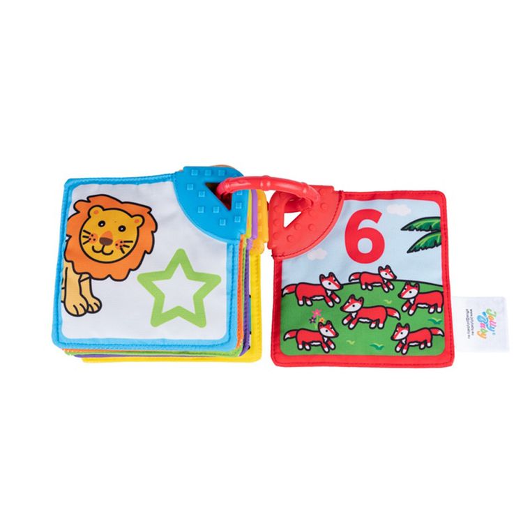 JollyBaby, Zwierzęta, książeczka z gryzakiem