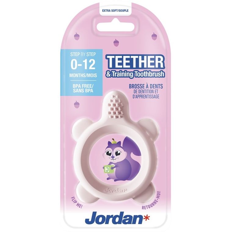 Jordan, Step 0, gryzak i szczoteczka treningowa, 0-12m