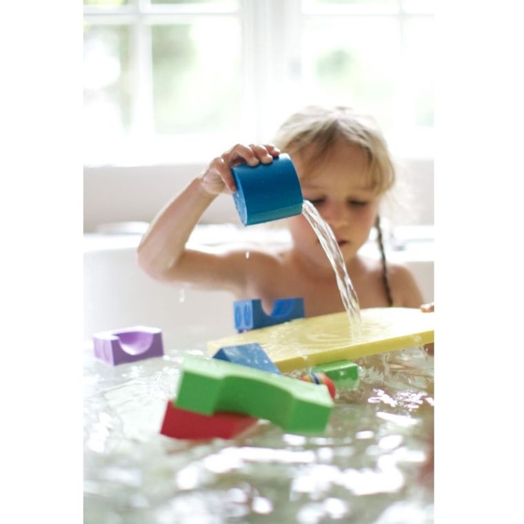 Just think toys, Wodny kulodrom, zabawka do kąpieli, 15 elementów