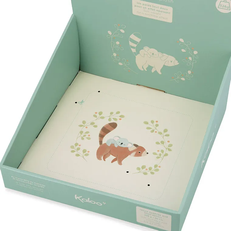 Kaloo, Petit Songe, Ruda Panda, przytulanka obciążeniowa, 26 cm