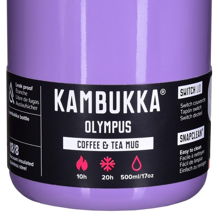 Kambukka, Olympus, kubek termiczny, Violet, 500 ml