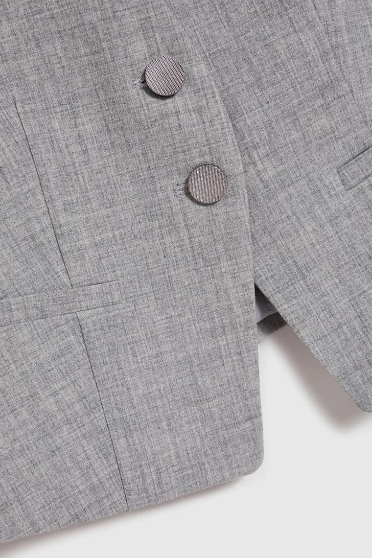 Kamizelka damska, szara, Moodo