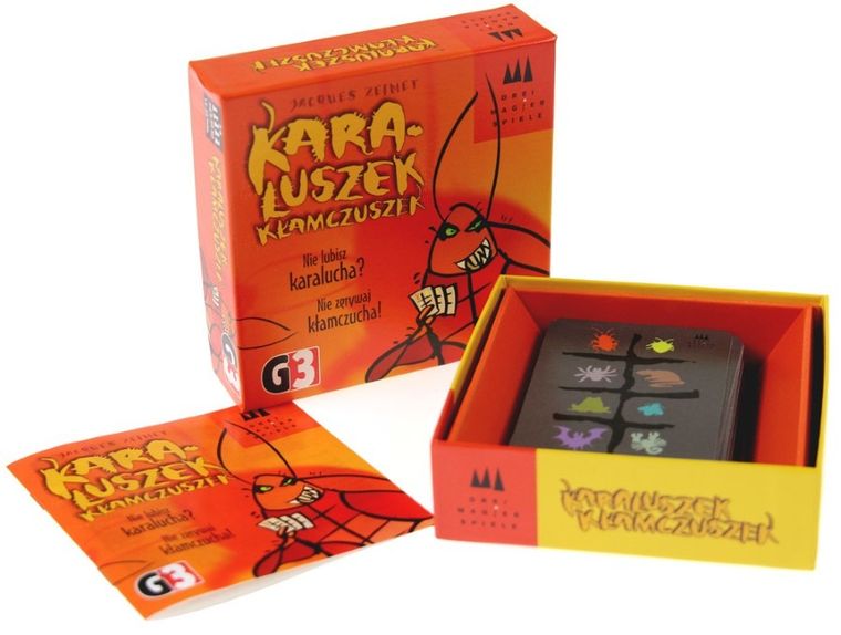 Karaluszek kłamczuszek, gra karciana