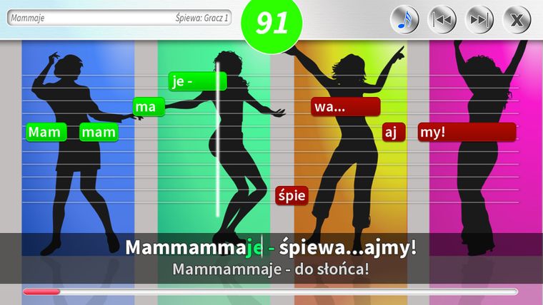 Karaoke girl z mikrofonem. Nowe piosenki. PC-DVD