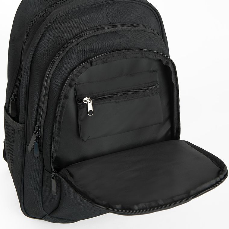 Kayokki, plecak szkolny, 2-komorowy, Basic, czarny