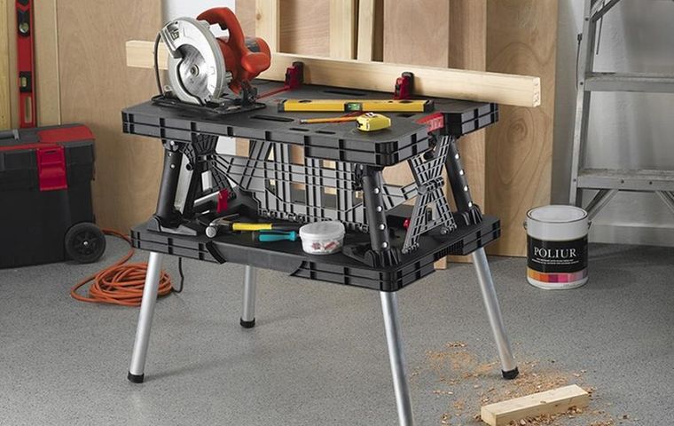 Keter, stół warsztatowy składany