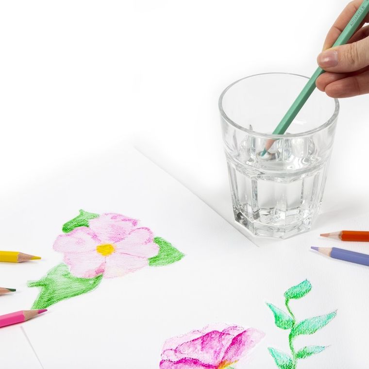 Kidea, kredki akwarelowe w pudełku, 24 kolory