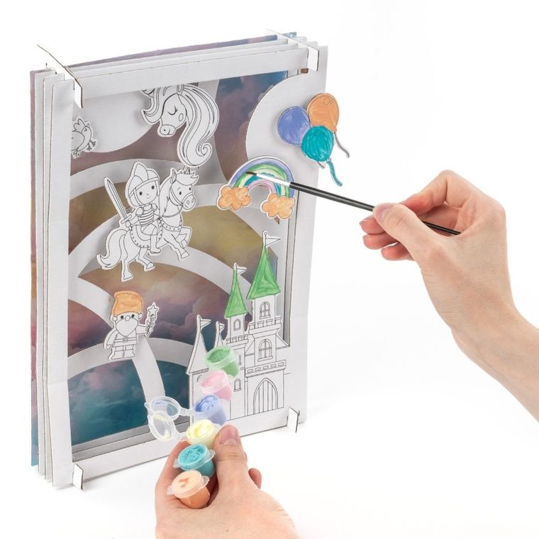 Kidea, Magiczny świat, obraz 3D, zestaw do malowania