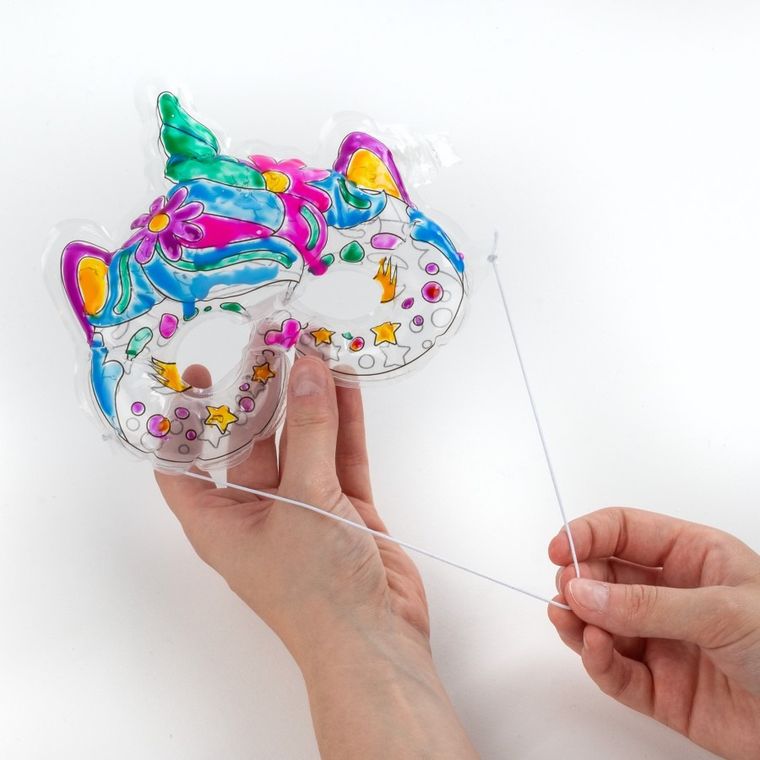 Kidea, Wróżka, maska i różdżka 3D, zestaw kreatywny