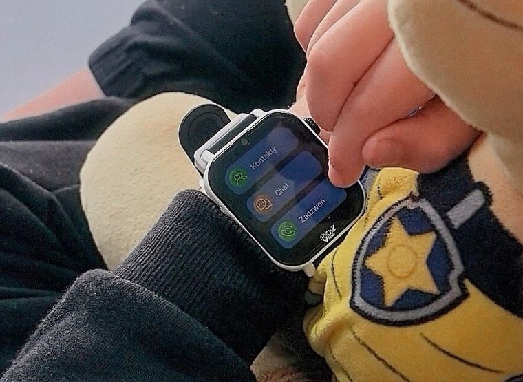 Kidiz Watch, Chat, smartwatch, czarny