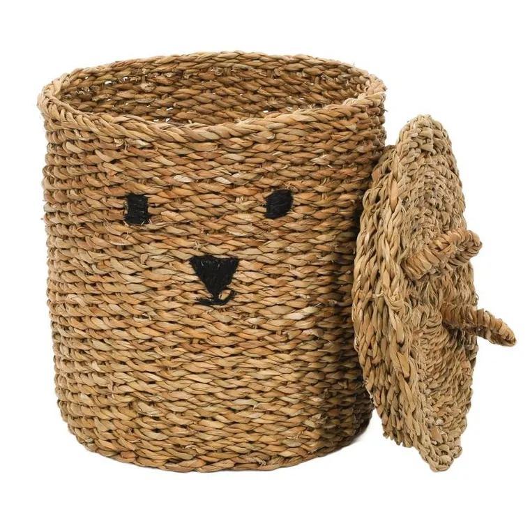 Kids Collection, Joy, pojemniki na zabawki, misie z uszkami, 3 szt.