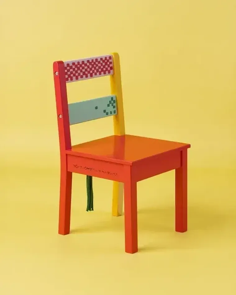 Kids Concept, Pippi, krzesło drewniane