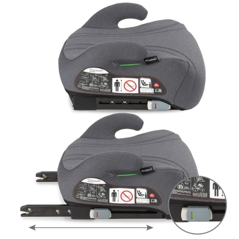 Kidwell, Bono, podstawka samochodowa, szara, 125-150 cm