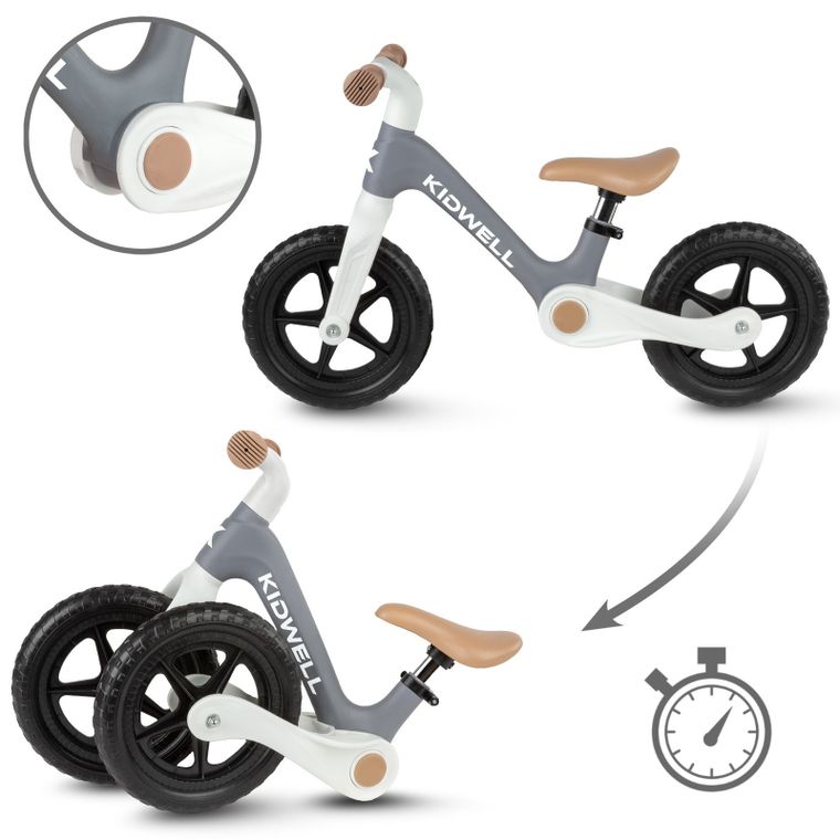 Kidwell, Flex, rowerek biegowy, Gray