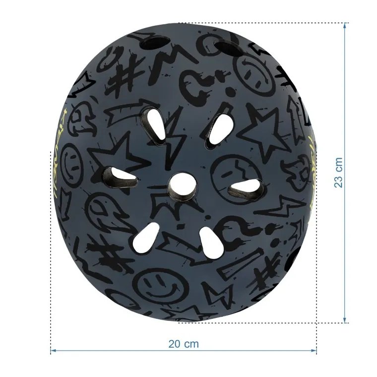 Kidwell, Orix Plus, kask ochronny, grafiti, rozmiar 48-52 cm