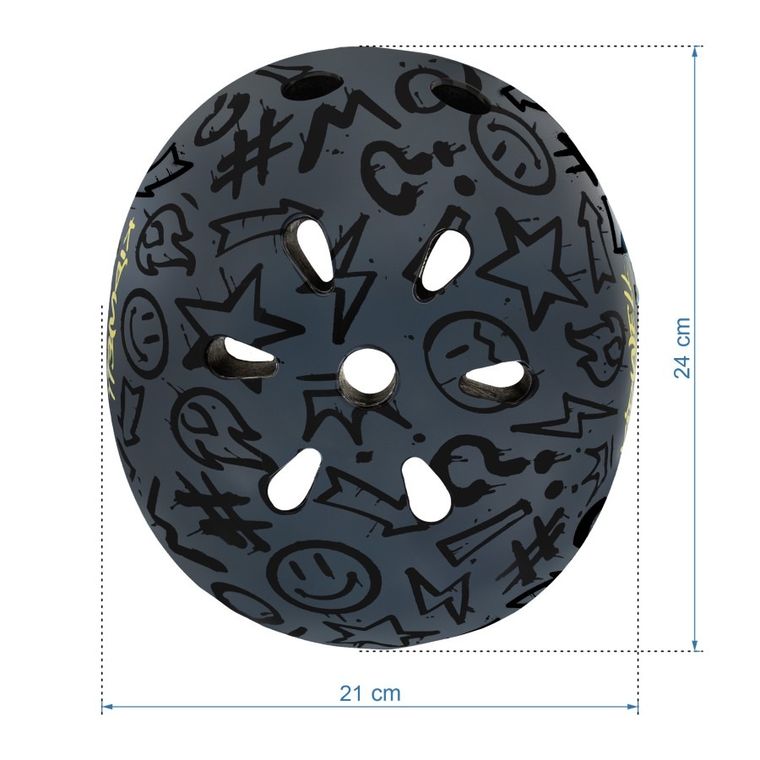 Kidwell, Orix Plus, kask ochronny, grafiti, rozmiar M, 52-56 cm