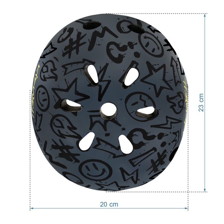 Kidwell, Orix Plus, kask ochronny, grafiti, rozmiar S, 48-52 cm