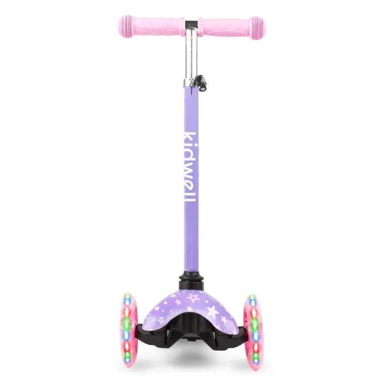 Kidwell, Uno, hulajnoga 3-kołowa LED, balansowa, stars