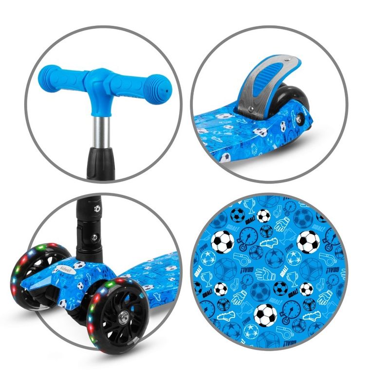 Kidwell, Vento, hulajnoga 3-kołowa, balansowa, football