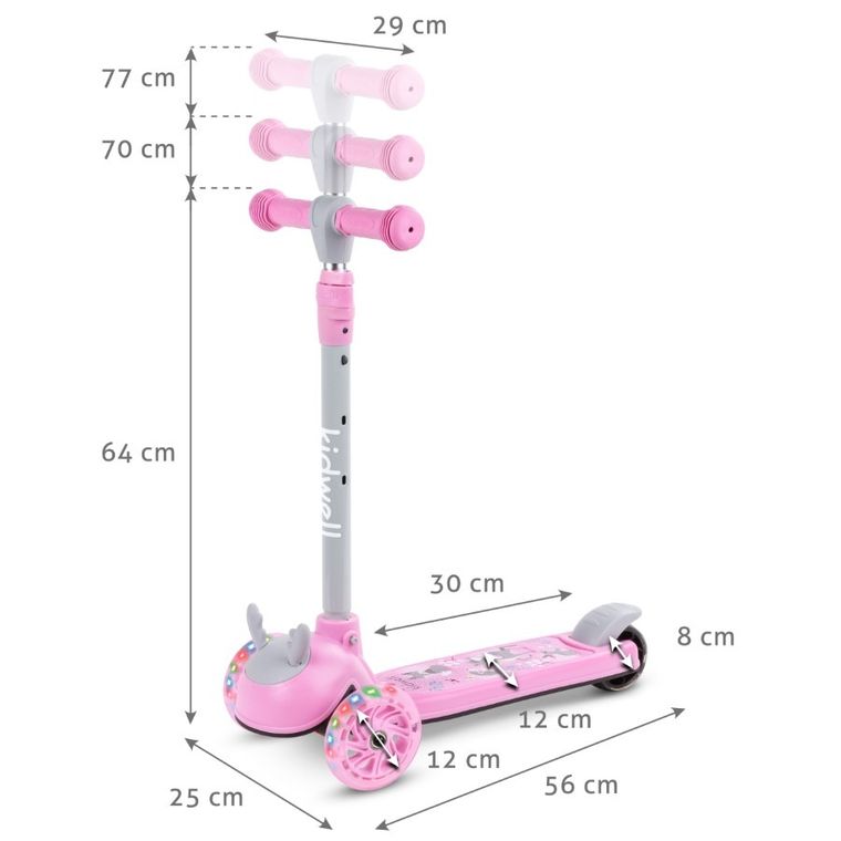 Kidwell, Zoocar, hulajnoga 3-kołowa, balansowa, deer