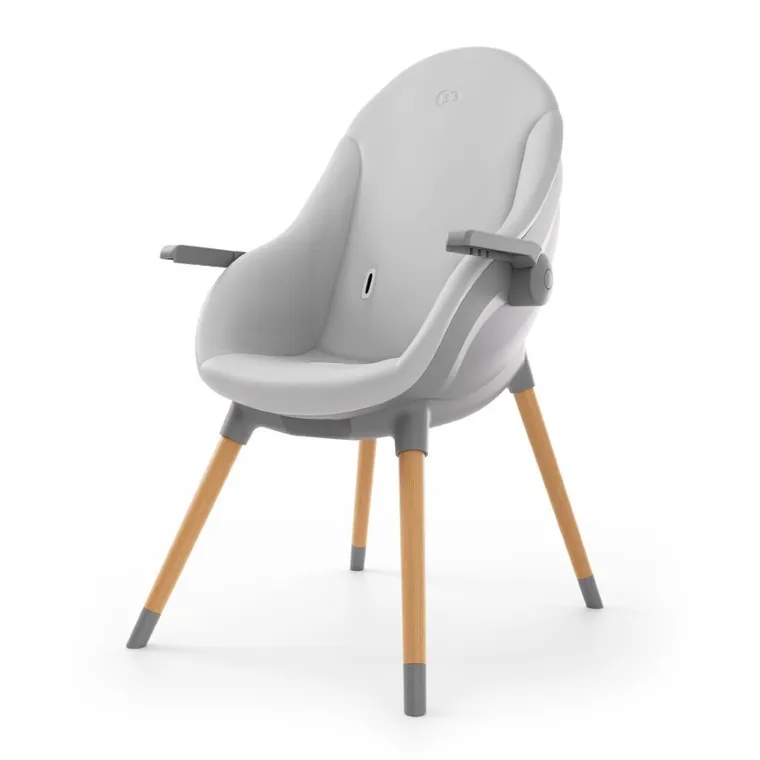 Kinderkraft, Fini Up, krzesełko do karmienia, 2w1, szary